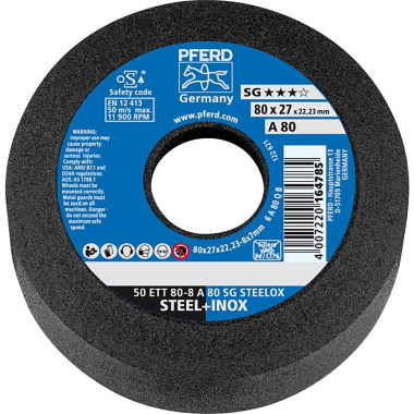 PFERD Cup wheel 50 ETT 80-8 A 80 SG STEELOX 63418702