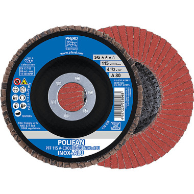 PFERD POLIFAN fan disc PFF 115 A-COOL 80 SG INOX+ALU 67658115