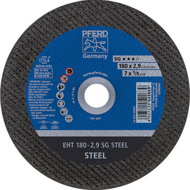 PFERD Cutting disc EHT 180-2.9 SG STEEL 61326322