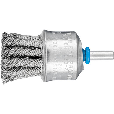 PFERD End brush with shaft, knotted PBG 3028/6 INOX 0.60 43209005