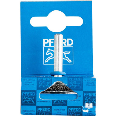 PFERD Round brush with shaft, knotless POS RBU 3006/6 INOX 0.20 43701006