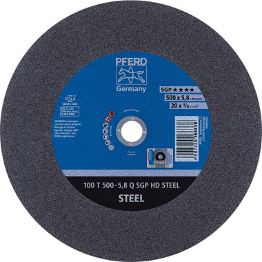 PFERD Cutting disc HEAVY DUTY 100 T 500-5.8 N SGP HD STEEL/40.0 66325205