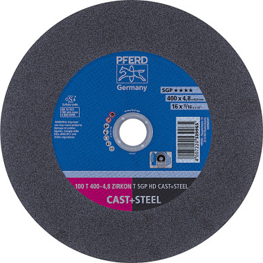 PFERD Cutting disc HEAVY DUTY 100 T 400-4.8 ZIRCON T SGP HD CAST+STEEL/40.0 66323235