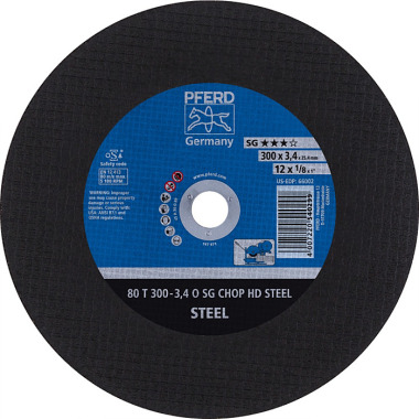 PFERD Cutting disc CHOPSAW HD 80 T 300-3.4 O SG CHOP HD STEEL/25.4 66323013