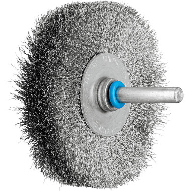 PFERD Round brush with shaft, unknotted RBU 7015/6 INOX 0.15 43104106