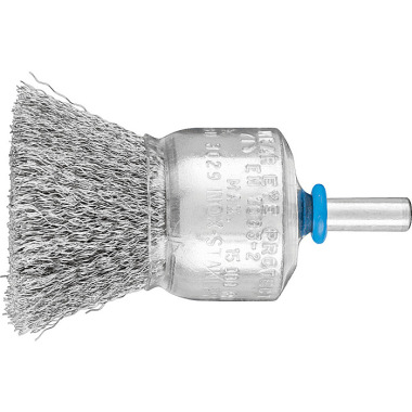 PFERD End brush with shaft, unknotted PBU 3029/6 INOX 0.15 43201011