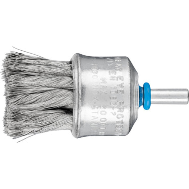 PFERD End brush with shaft, knotted PBG 3028/6 INOX 0.15 43209007