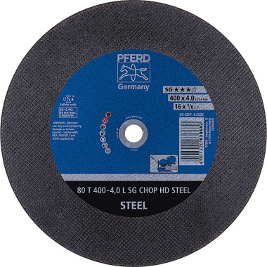 PFERD Cutting disc CHOPSAW HD 80 T 400-4.0 L SG CHOP HD STEEL/25.4 66324080