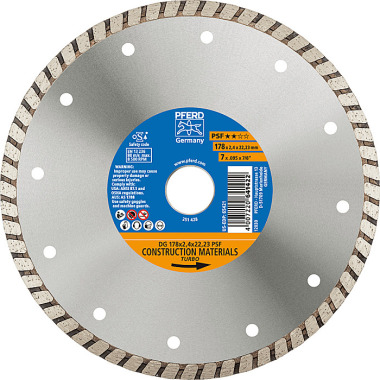 PFERD Diamond cutting disc DG 178 x 2.4 x 22.23 PSF 68017222