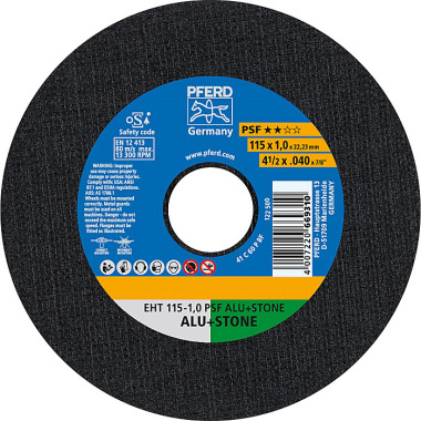 PFERD Cutting disc EHT 115-1.0 PSF ALU+STONE 61818010