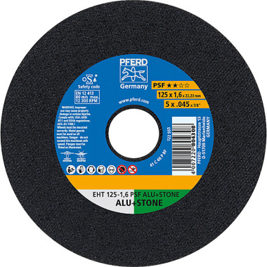 PFERD Cutting disc EHT 125-1.6 PSF ALU+STONE 61819021