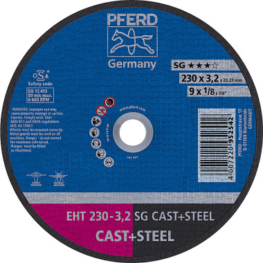 PFERD Cutting disc EHT 230-3.2 SG CAST+STEEL 61328228