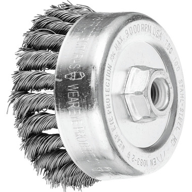 PFERD Cup brush with thread, knotted TBG 100/M14 ST 0.50 43308040