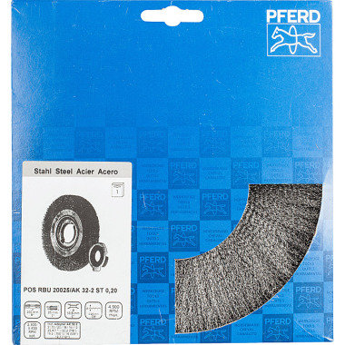 PFERD Round brush, not knotted POS RBU 20025/AK32-2 ST 0.20 43701255