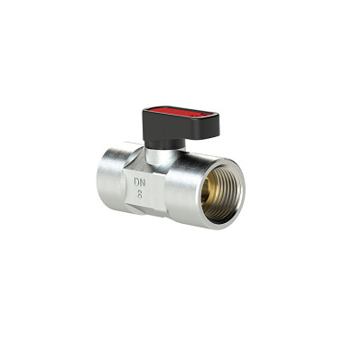 Riegler Mini ball valve with lock, vent, G 1/8 IG 129822