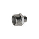 Riegler Double threaded nipple red., G 1, AG, G 1/2, SW 34, ES 1.4408 119242