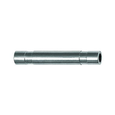 Riegler Plug nipple »metallica«, for hose outer ø 12, nickel-plated brass. 142793