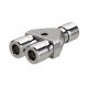 Riegler Y-connector »NonPlusUltra«, ø 12 mm, PU 10 pcs. 132114