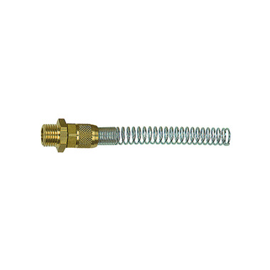 Riegler Rigid screw connection, anti-kink spring, G 3/8, hose ø 12x9 113433