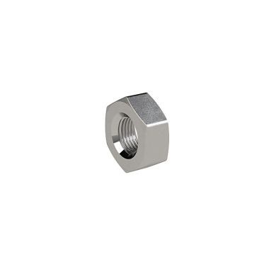 Riegler Hexagon lock nut, G 1/4, IG, SW 22, ES 1.4408 119332