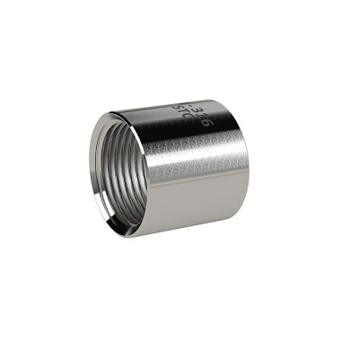 Riegler Socket, round, G 1/2, stainless steel 1.4408 118775