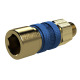 Riegler Unchangeable quick release coupling NW 5, G 1/8 AG, blue 136983