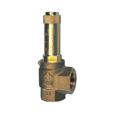 Riegler Angle safety valve, saturated steam, G 3/4, response pressure 12 bar 146670