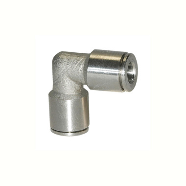 Riegler L-connector, for hose outer diameter 8, 15bar, stainless steel 1.4404 110433