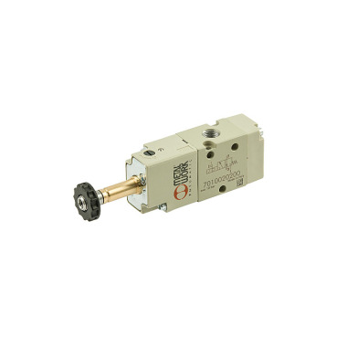 Riegler 3/2-way valve, electropneumatic, monostable, G 1/8, NC 145695