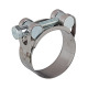 Riegler Articulated bolt clamp, chrome steel 1.4016 (W2), 51 - 55 mm, 20 mm 114265