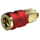 Riegler Unchangeable quick release coupling NW 7.8, G 3/8 AG, red 137553