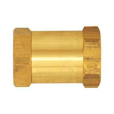 Riegler Check valve, straight through, MS, G 1 IG, 0.1 - 0.2 bar 132364