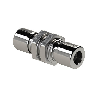 Riegler Straight bulkhead connector »NonPlusUltra«, ø 6 mm, PU 10 pcs. 131815