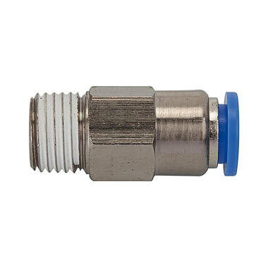 Riegler Straight check valve »Blue Series« hose thread, R 3/8 a. ø10mm 110250