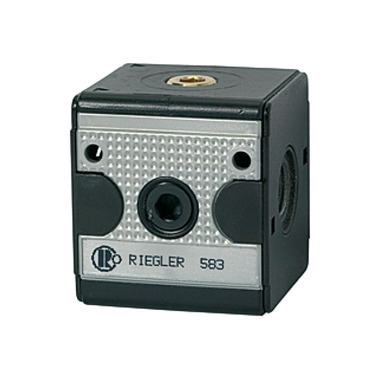 Riegler Distributor »multifix«, wide version, BG 1, G 1/4, 4 outlets 100607