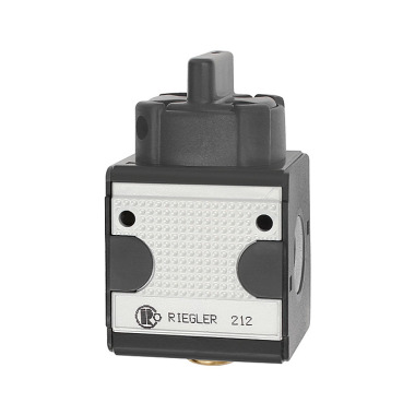 Riegler Ball valve 3/2-way »multifix«, lockable, Size 1, G 1/4 100611