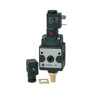 Riegler Switching valve (3/2-way valve) »multifix«, 24 V AC, BG 3, G 1/2 100621