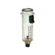 Riegler Polycarbonate container with manual bleeder valve 100663