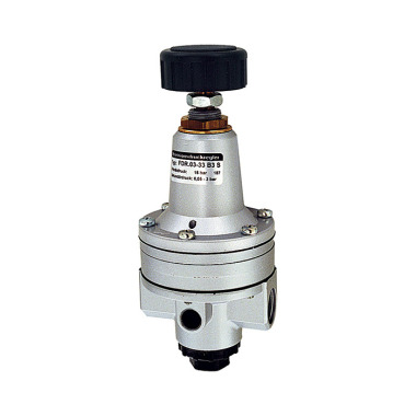 Riegler Precision pressure regulator without manometer, G 1/4, 0.05-7 bar, high flow. 101235