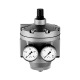 Riegler High performance pressure regulator with 2 pressure gauges, G 1 1/2, 0.1 - 3 bar 101259