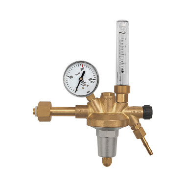 Riegler Bottle pressure regulator, 200 bar, forming gas, flow meter 0-30 l/min 101283