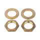 Riegler 2 nuts M20x1.5 and 2 washers, for pressure reg. for water, G 1/4 101315