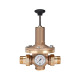 Riegler Pressure regulator for water, pressure gauge, R 2, 0.2 - 2 bar 101338