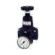 Riegler Pressure relief valve, including pressure gauge, G 1/2, 0.5 - 5.5 bar 101468