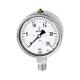 Riegler Glycerine pressure gauge, CrNi steel, G 1/4, -1 / 0 bar, Ø 63 102376