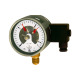 Riegler Contact pressure gauge, radial bottom, G 1/2, 0 - 2.5 bar, Ø 100 102595