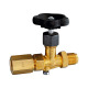 Riegler Mano shut-off valve, male thread, DIN16270, brass, G 1/2 102662