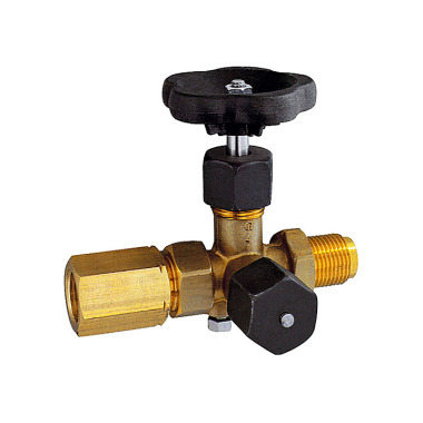 Riegler Mano shut-off valve, male clamping sleeve, DIN16271, steel burnished, G 1/2 102668