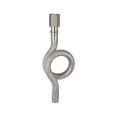 Riegler Circular syphon, welded connection, G 1/2, CrNi steel 102681