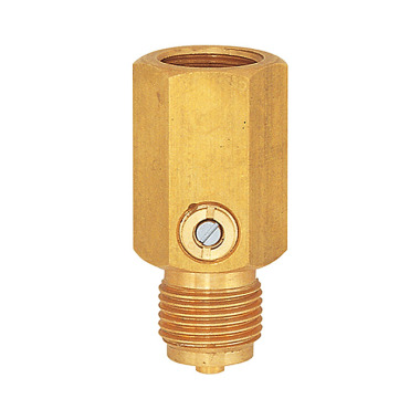 Riegler Shock reducer for pressure gauge, G 1/2, PN 400 bar, made of brass 102682